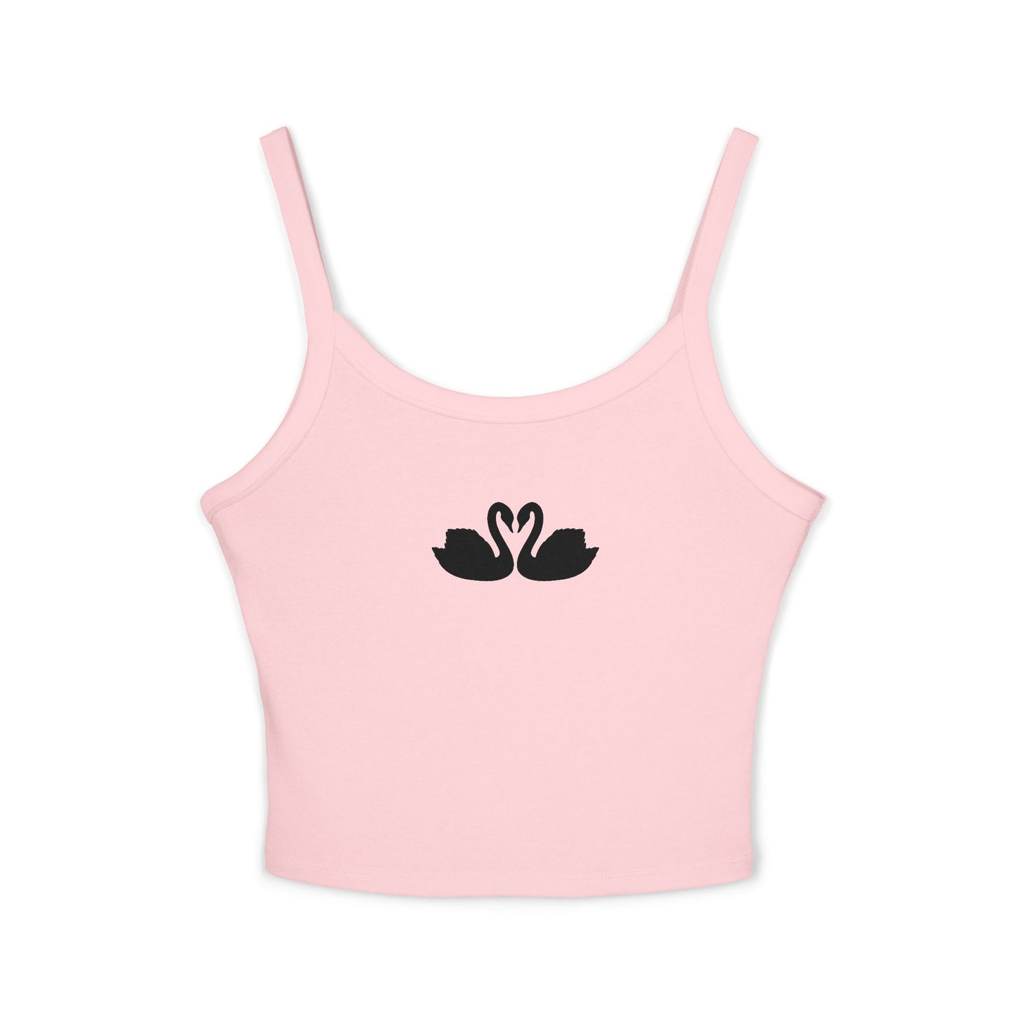 Swan Love Women's Spaghetti Strap Tank Top - Cute Summer Style