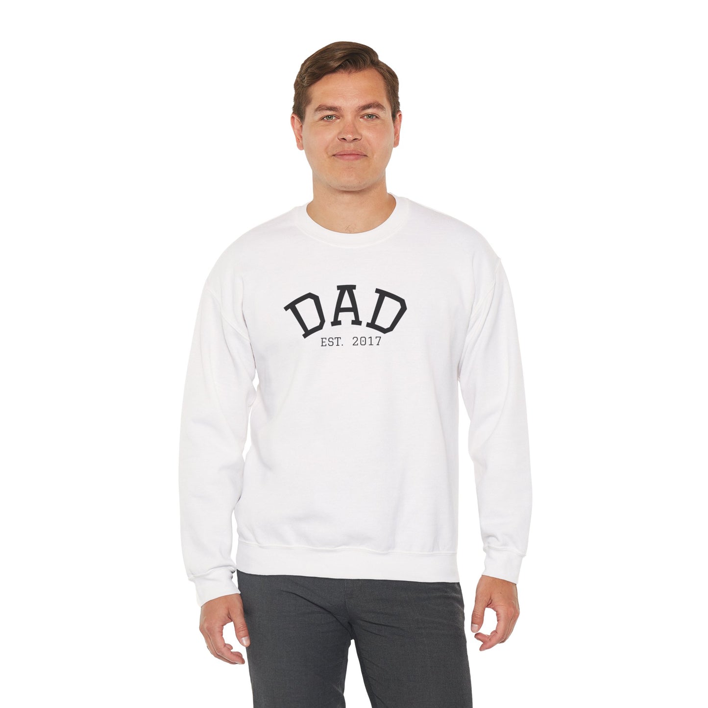 Personalizable Dad Sweatshirt, Comfortable Gift for Father's Day, Family Gathering, New Dad Humor