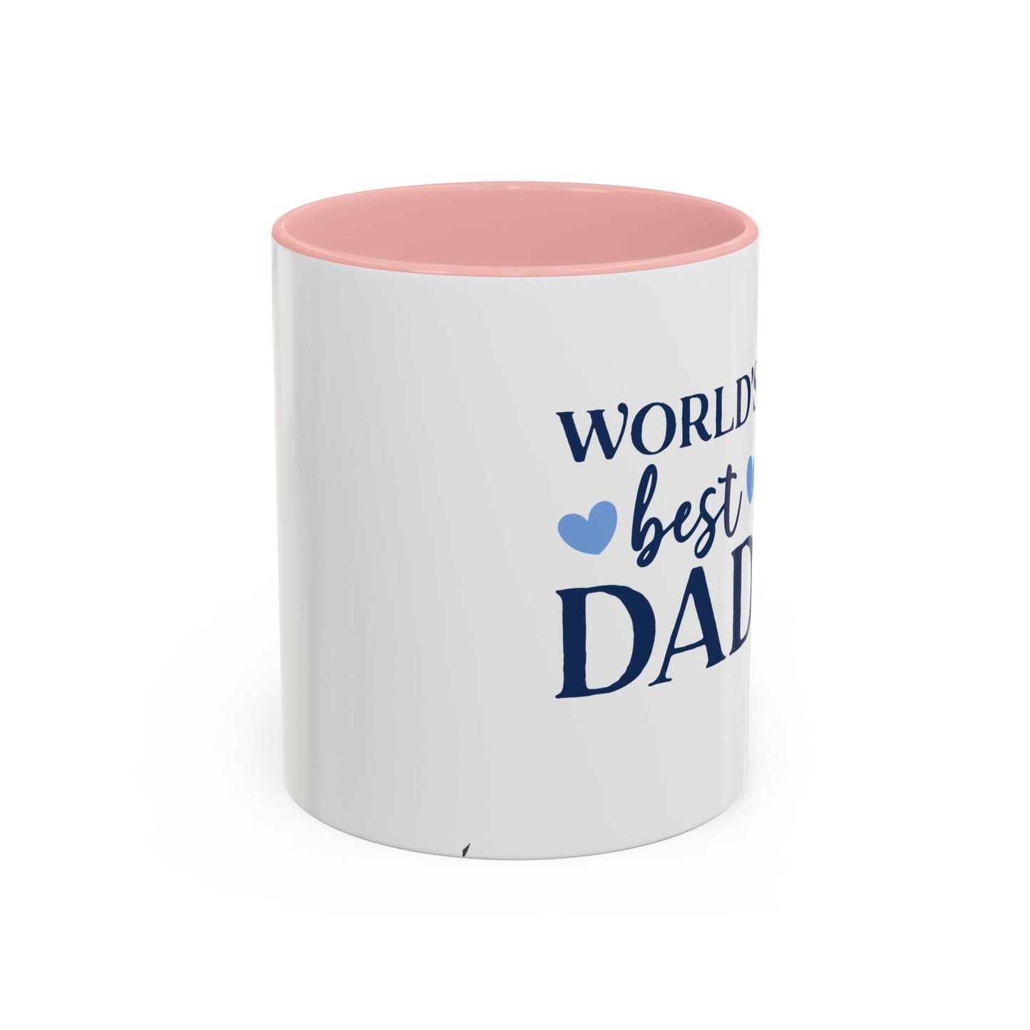World's Best Dad Accent Coffee Mug | Gift for Father's Day, Coffee Lovers, Dad's Birthday, Home & Office Decor