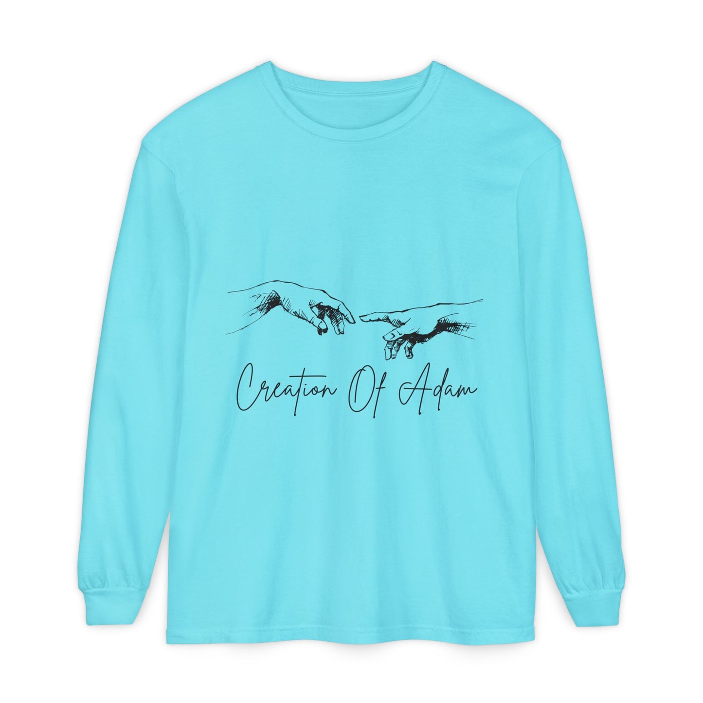 Creation of Adam Long Sleeve T-Shirt - Unisex Art Tee
