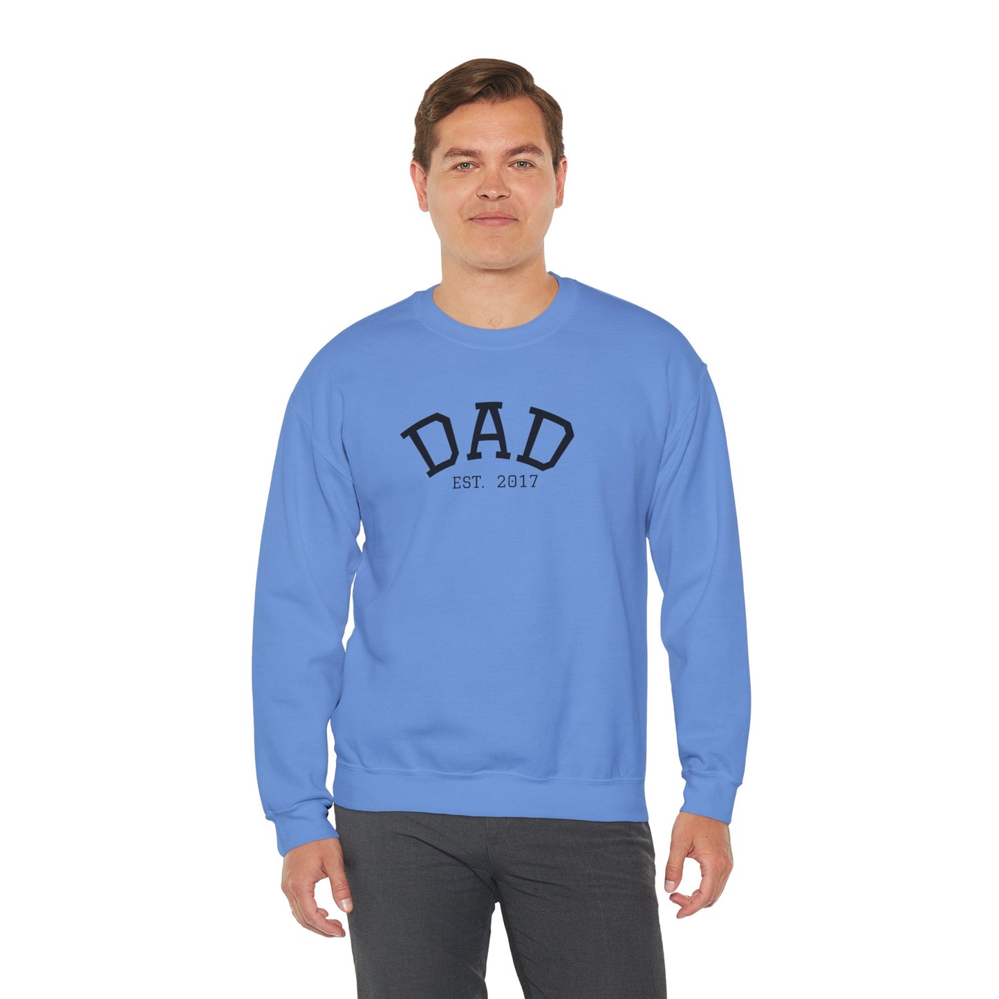 Personalizable Dad Sweatshirt, Comfortable Gift for Father's Day, Family Gathering, New Dad Humor