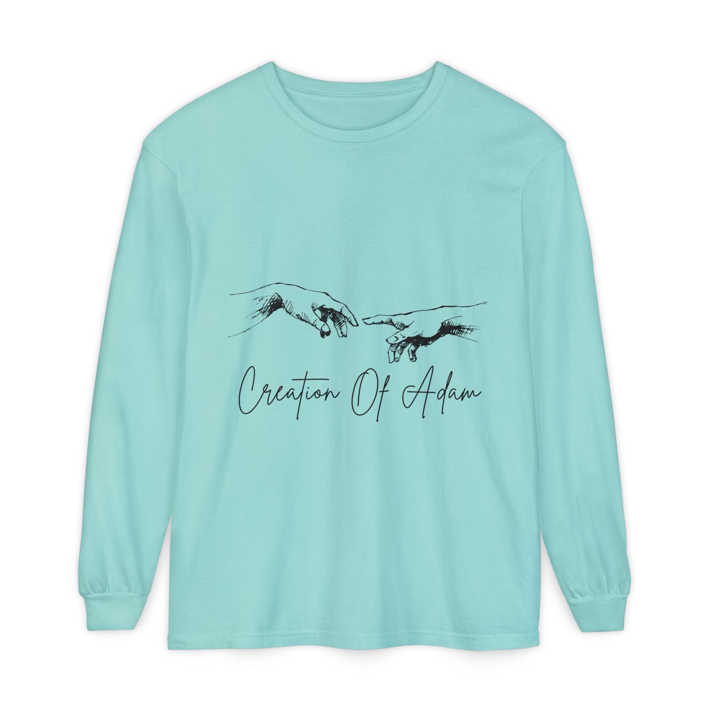 Creation of Adam Long Sleeve T-Shirt - Unisex Art Tee