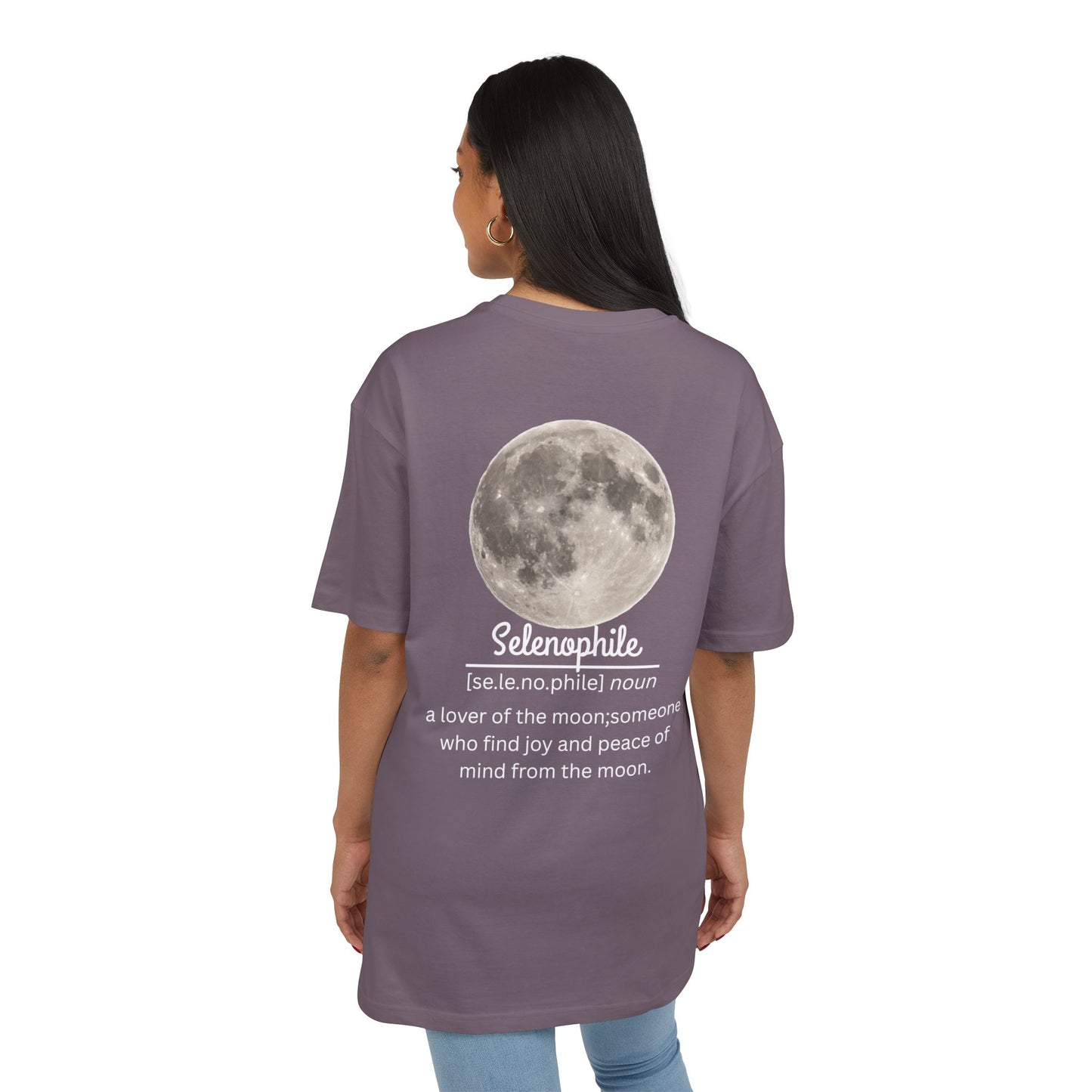 Selenophile Oversize Tee - Perfect Gift for Moon Lovers, Comfortable Casual Wear