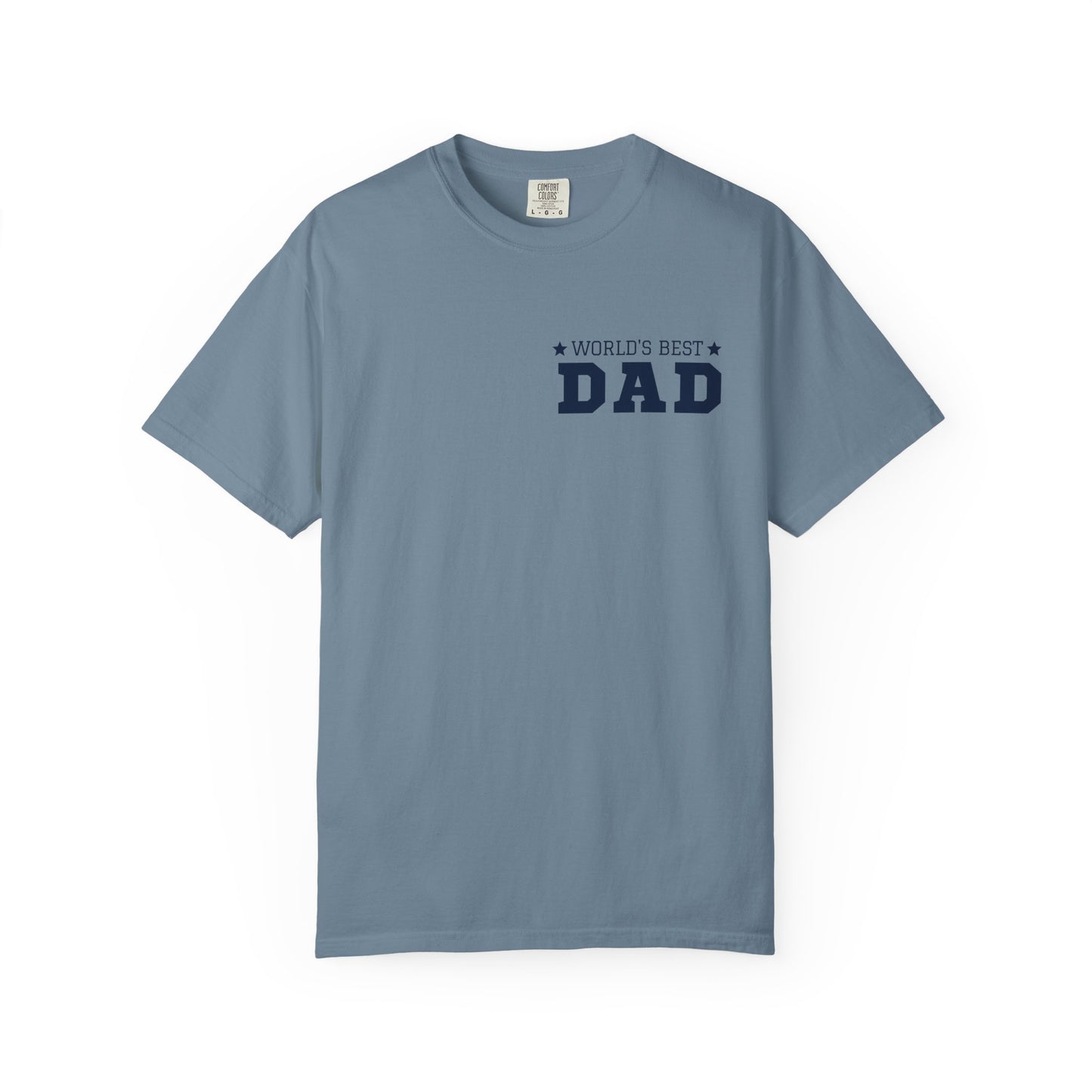 World's Best Dad Unisex Garment-Dyed T-shirt - Casual Father's Day Gift