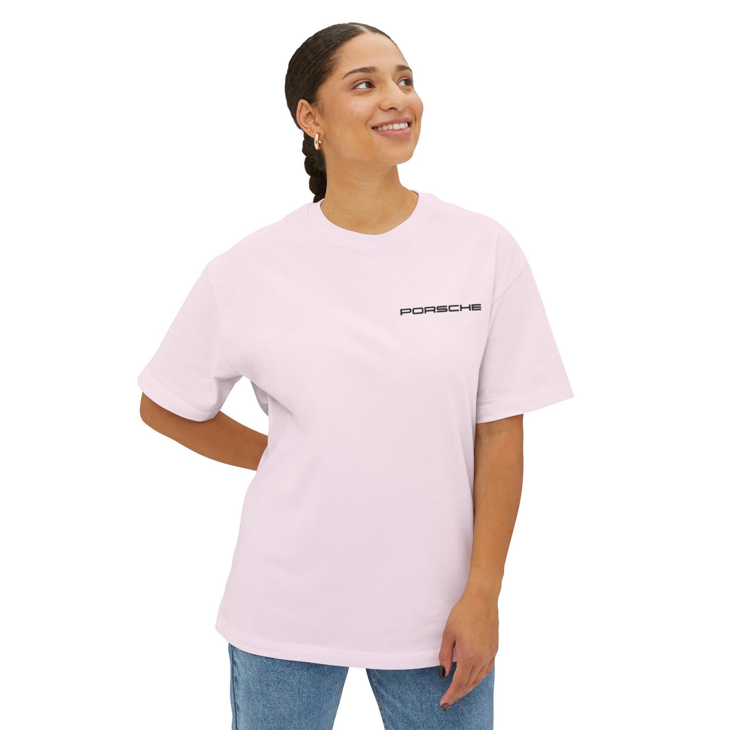 Unisex Oversized Boxy Tee - Porsche Graphic Tee for Car Enthusiasts