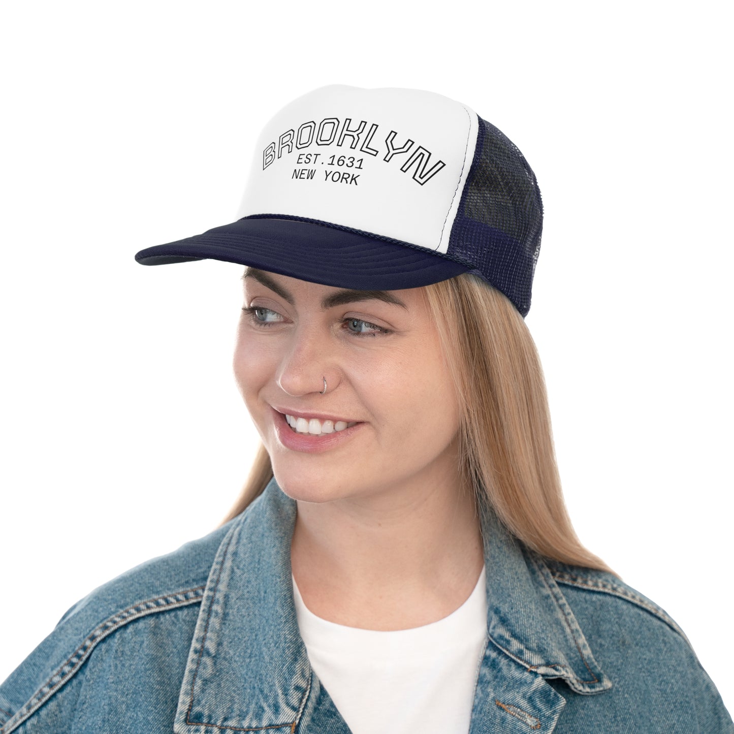Brooklyn Trucker Cap - Retro Est. 1631 New York Style Hat
