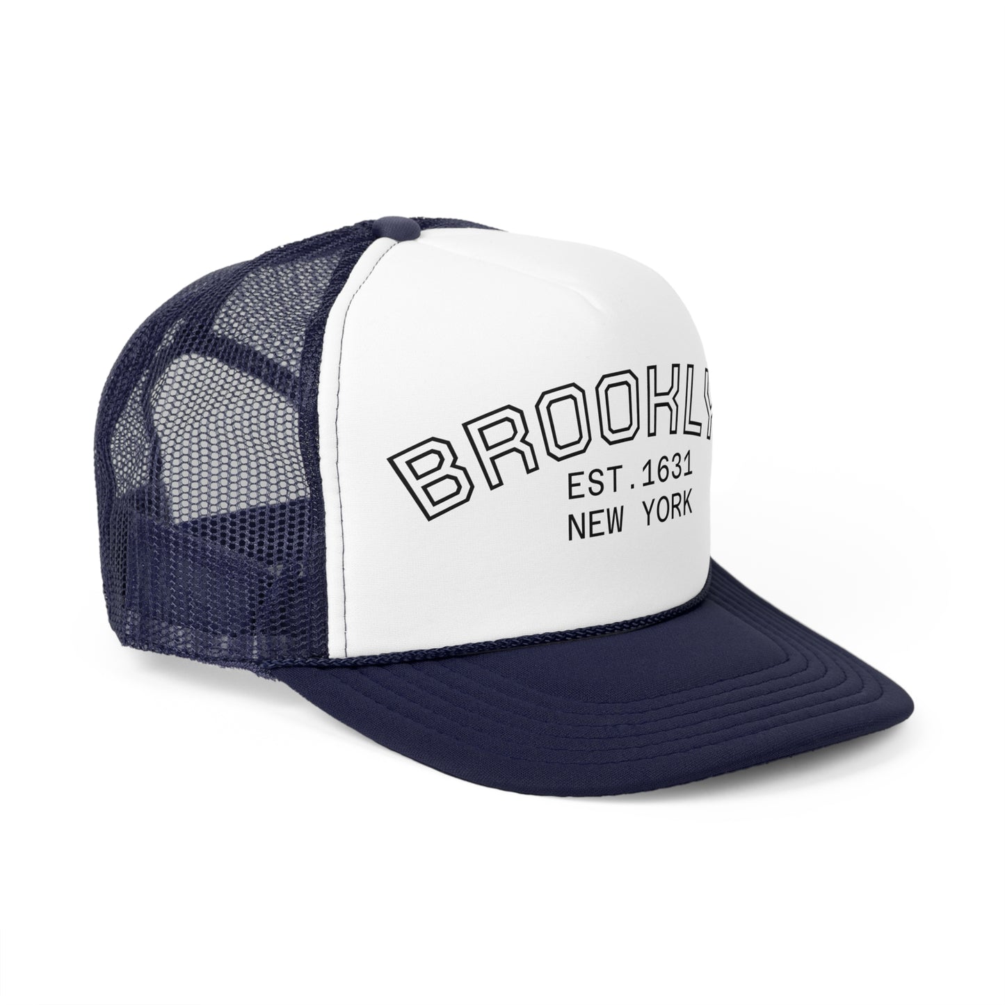 Brooklyn Trucker Cap - Retro Est. 1631 New York Style Hat