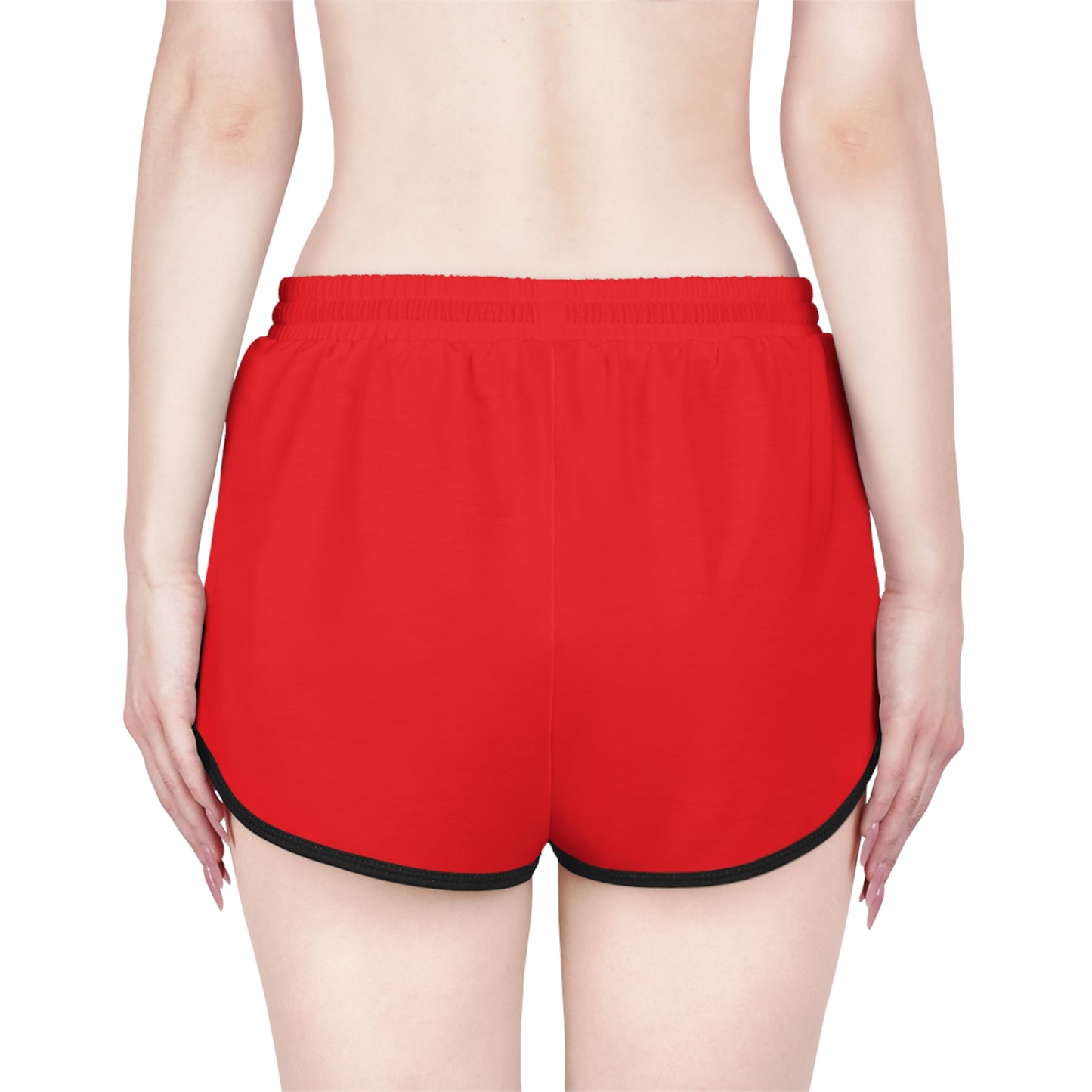 Comfortable Red Women's Relaxed Shorts for Summer Activities