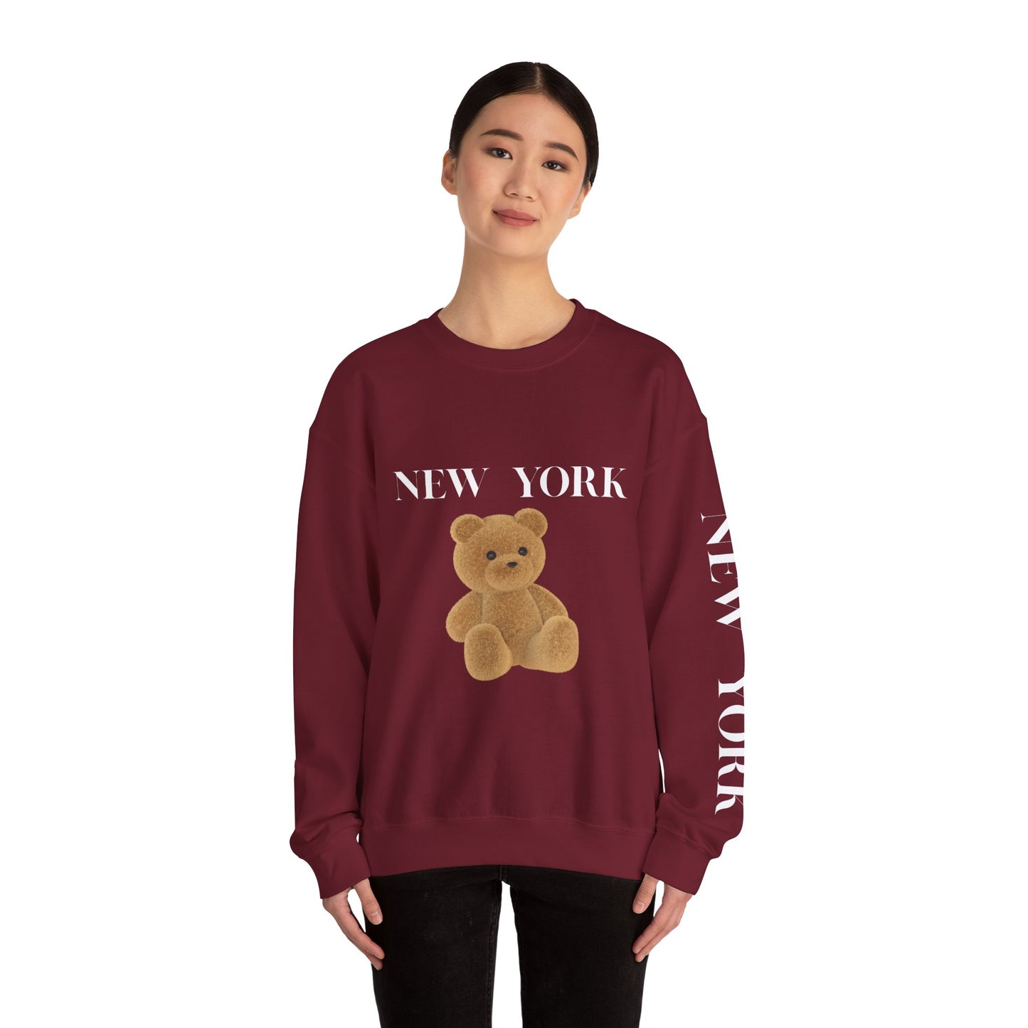 New York Teddy Bear Sweatshirt cozy