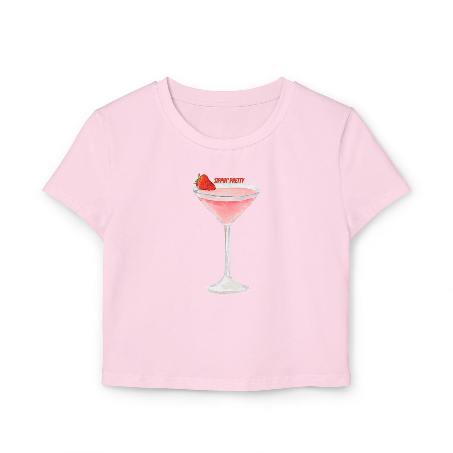 Sassy Cocktail Baby Tee - Perfect for Girls' Night Out