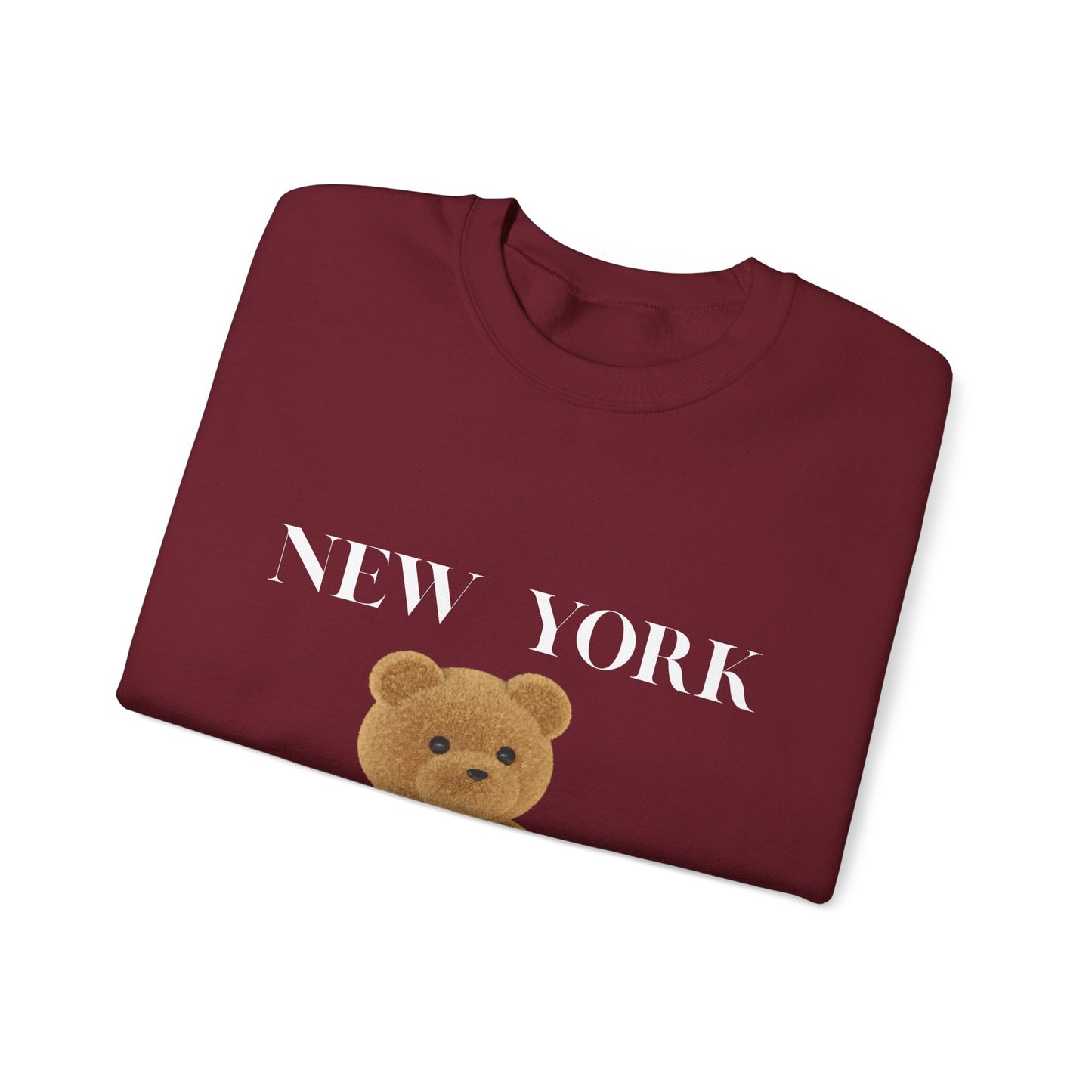 New York Teddy Bear Sweatshirt cozy
