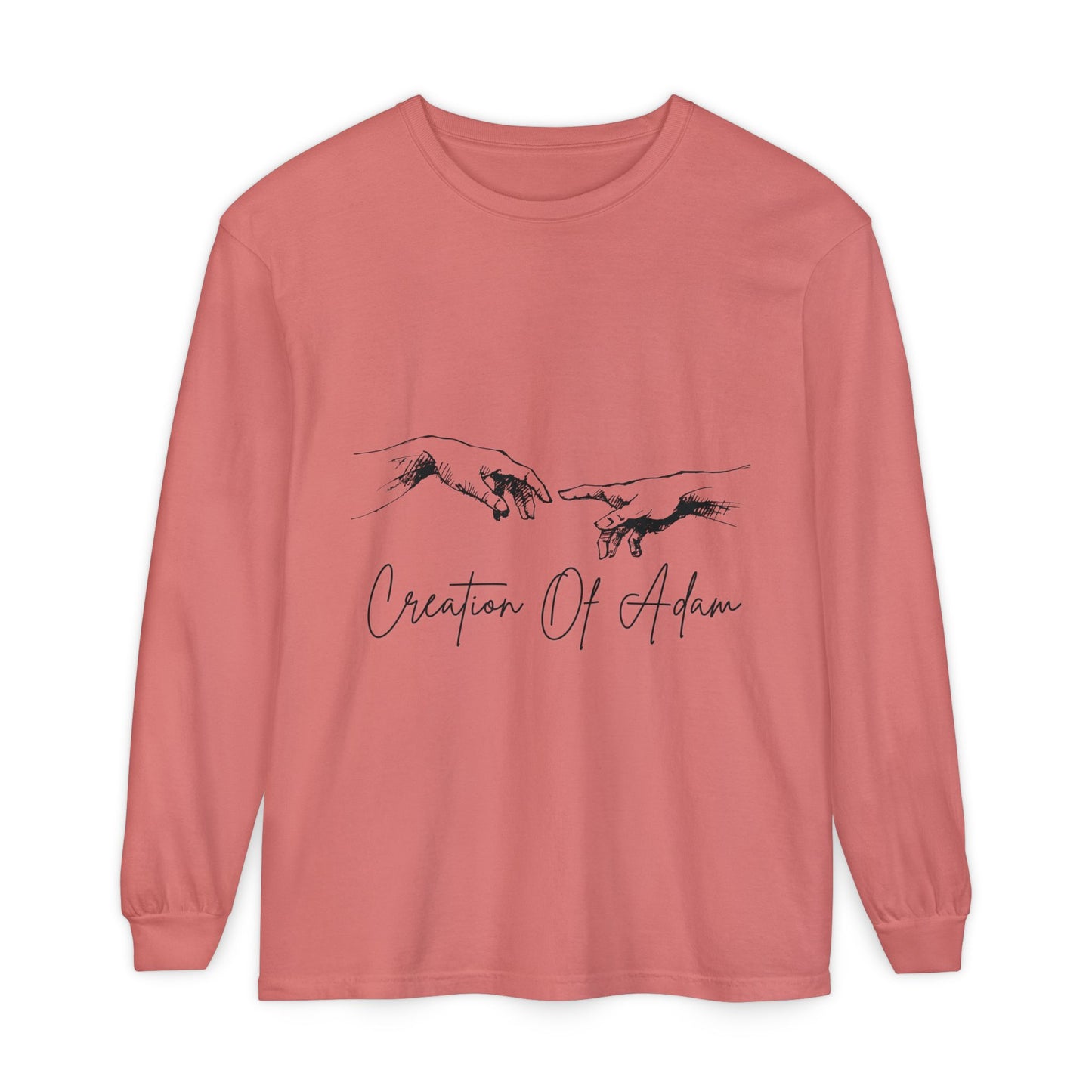 Creation of Adam Long Sleeve T-Shirt - Unisex Art Tee
