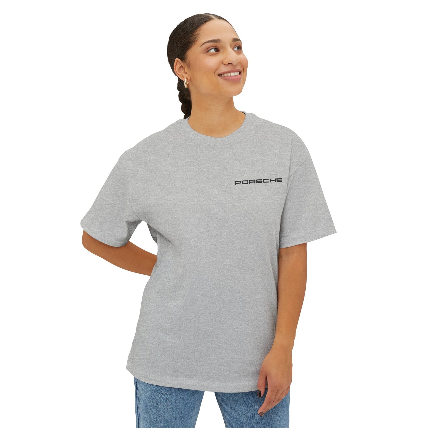 Unisex Oversized Boxy Tee - Porsche Graphic Tee for Car Enthusiasts