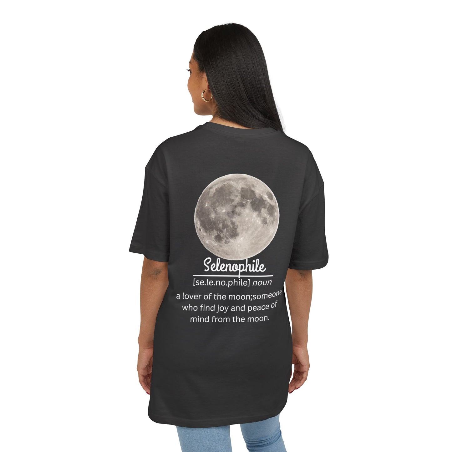 Selenophile Oversize Tee - Perfect Gift for Moon Lovers, Comfortable Casual Wear