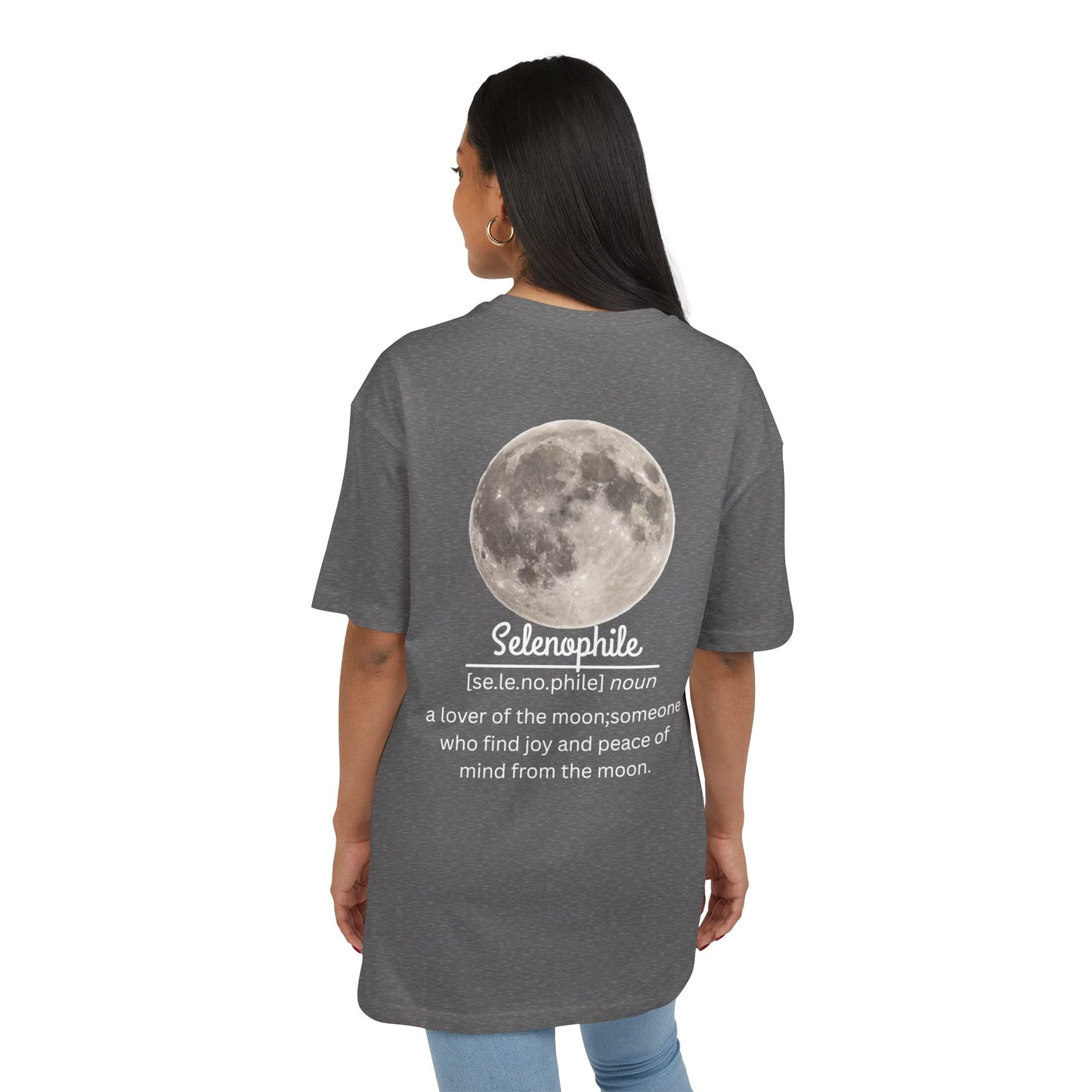 Selenophile Oversize Tee - Perfect Gift for Moon Lovers, Comfortable Casual Wear