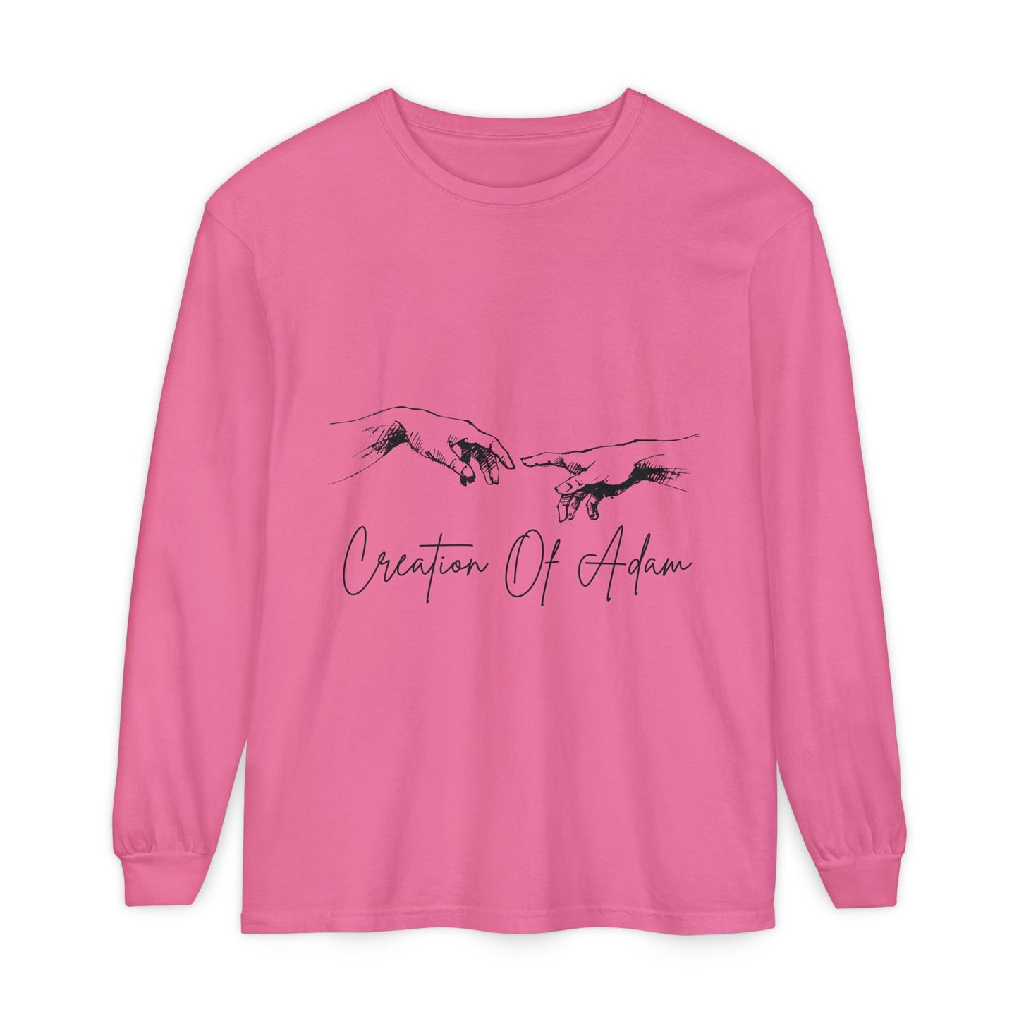 Creation of Adam Long Sleeve T-Shirt - Unisex Art Tee