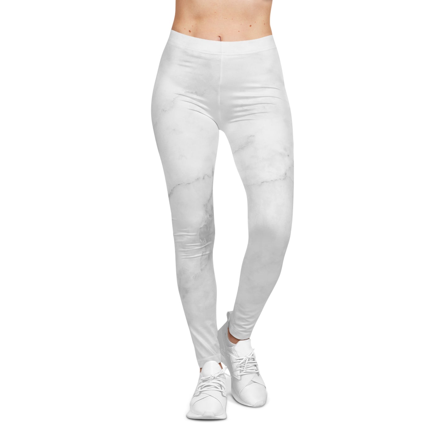 Marble Pattern Women's Leggings - Comfortable & Stylish Activewear