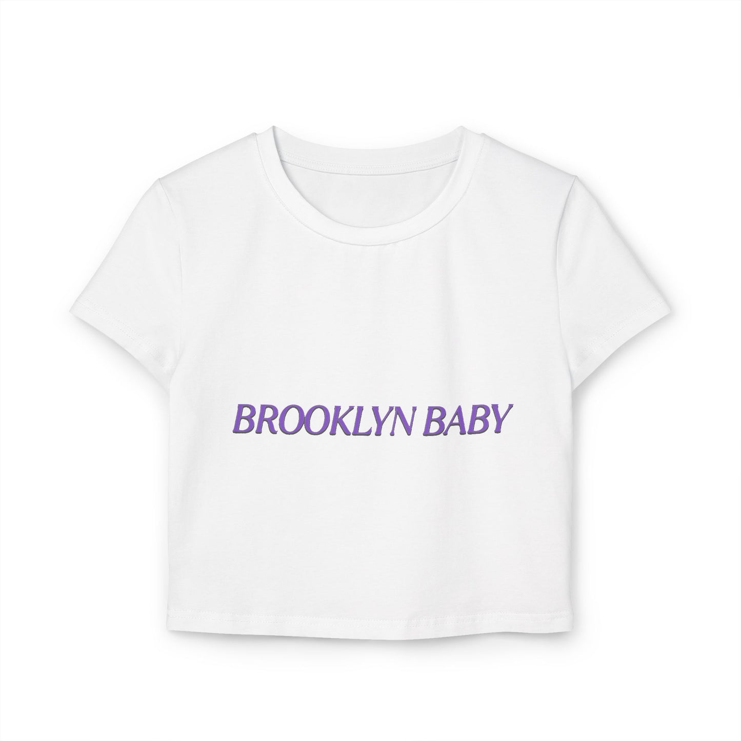 Brooklyn Baby Women's Baby Tee - Trendy Crop Top for Urban Style