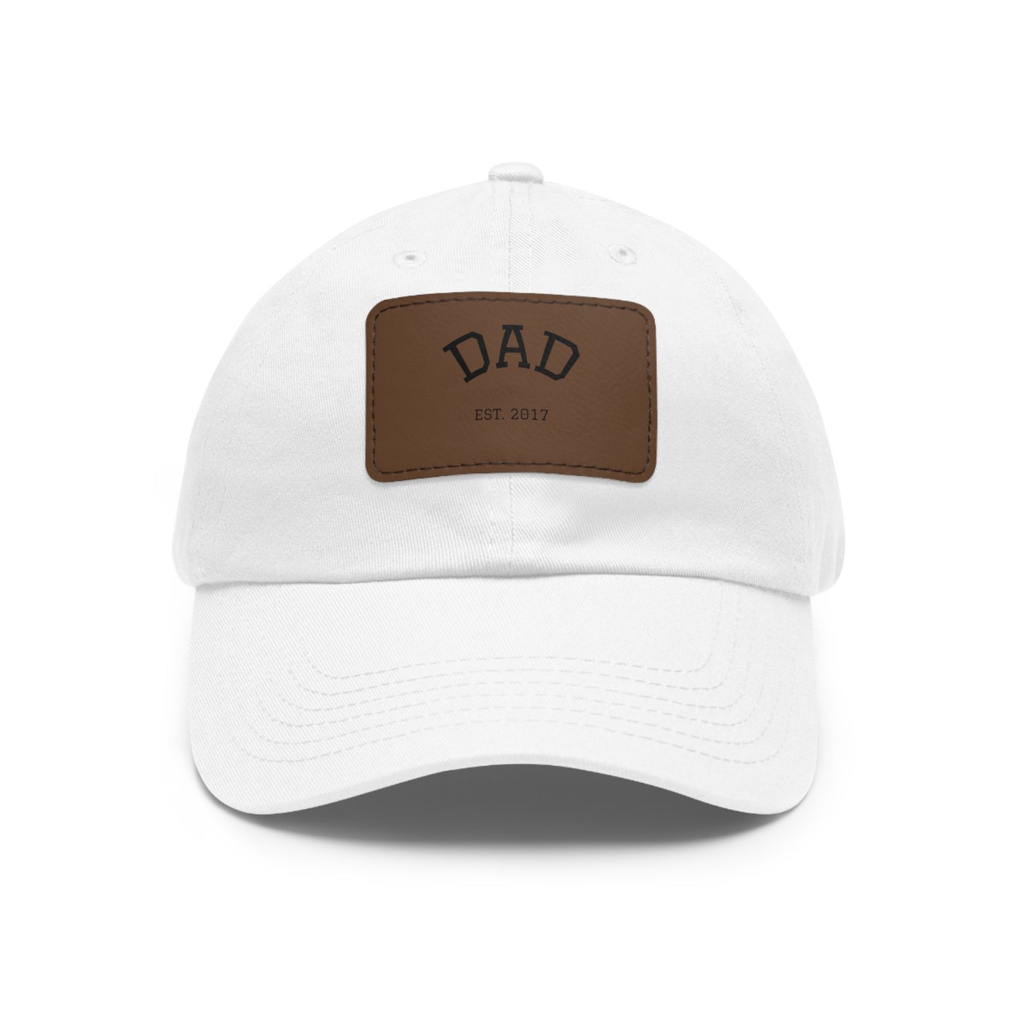 Stylish Dad Hat with Leather Patch - Gift for Father's Day & Casual Wear