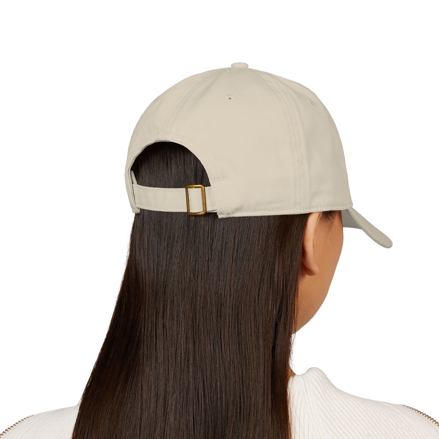Organic Floral Embroidered Baseball Cap - Eco-Friendly Stylish Hat