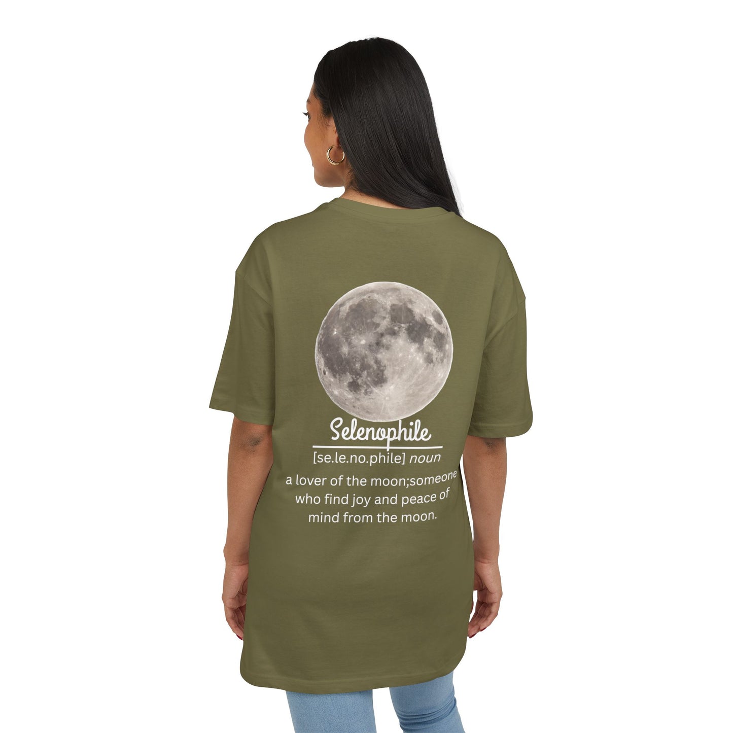 Selenophile Oversize Tee - Perfect Gift for Moon Lovers, Comfortable Casual Wear