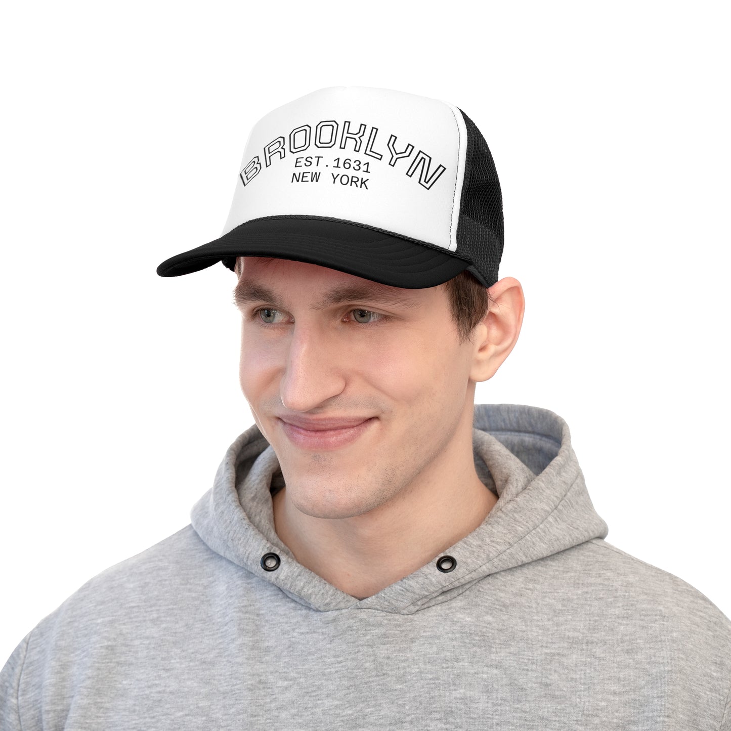 Brooklyn Trucker Cap - Retro Est. 1631 New York Style Hat