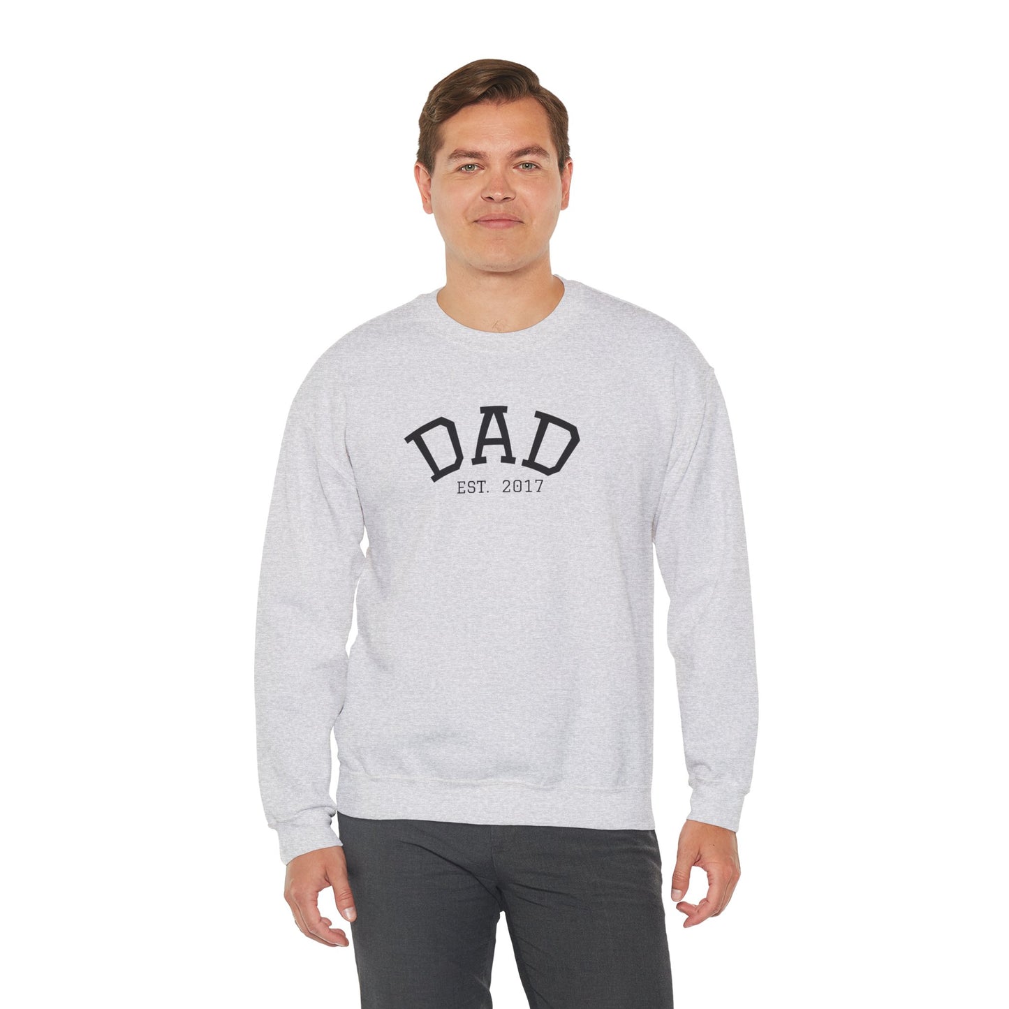 Personalizable Dad Sweatshirt, Comfortable Gift for Father's Day, Family Gathering, New Dad Humor