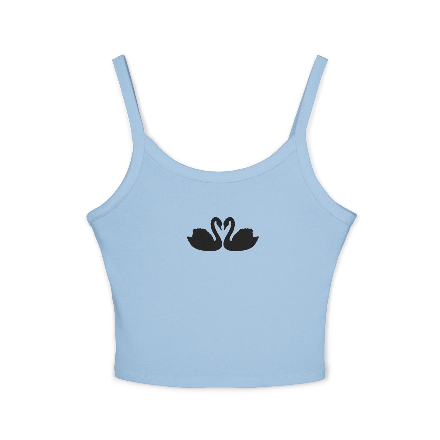 Swan Love Women's Spaghetti Strap Tank Top - Cute Summer Style