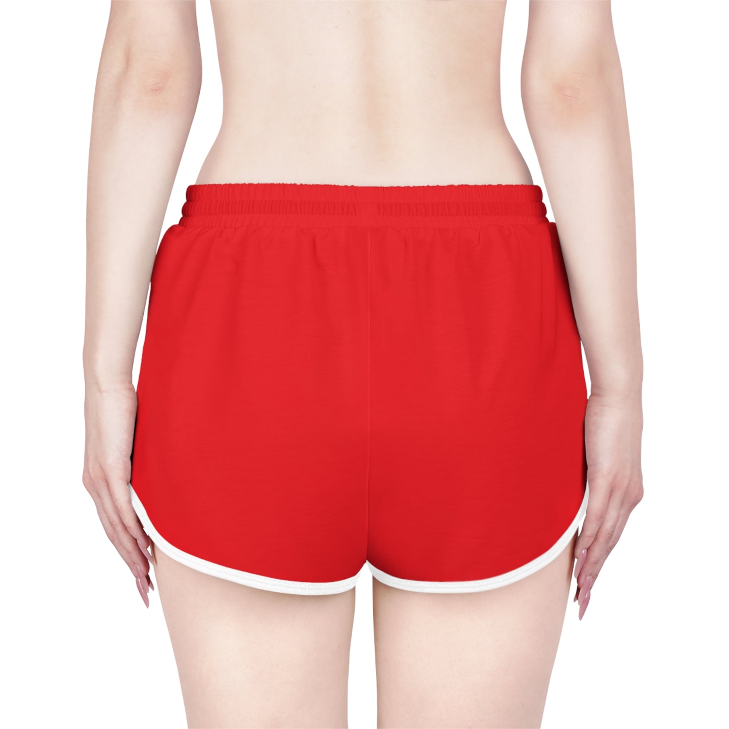 Comfortable Red Women's Relaxed Shorts for Summer Activities
