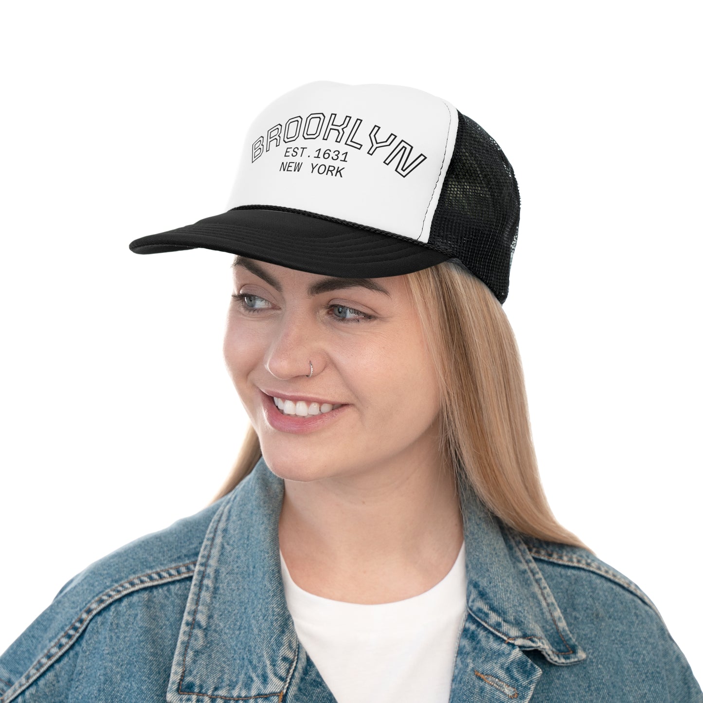 Brooklyn Trucker Cap - Retro Est. 1631 New York Style Hat