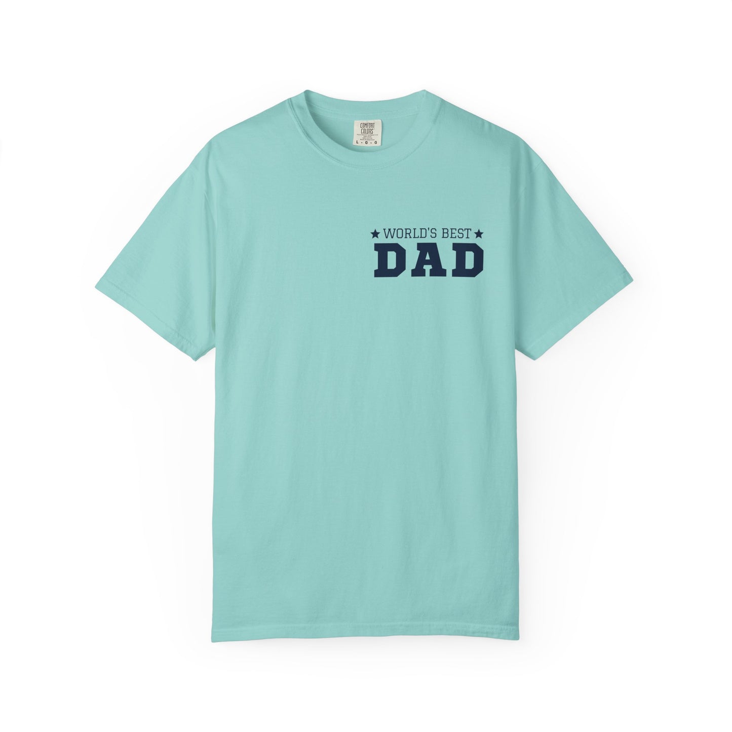 World's Best Dad Unisex Garment-Dyed T-shirt - Casual Father's Day Gift