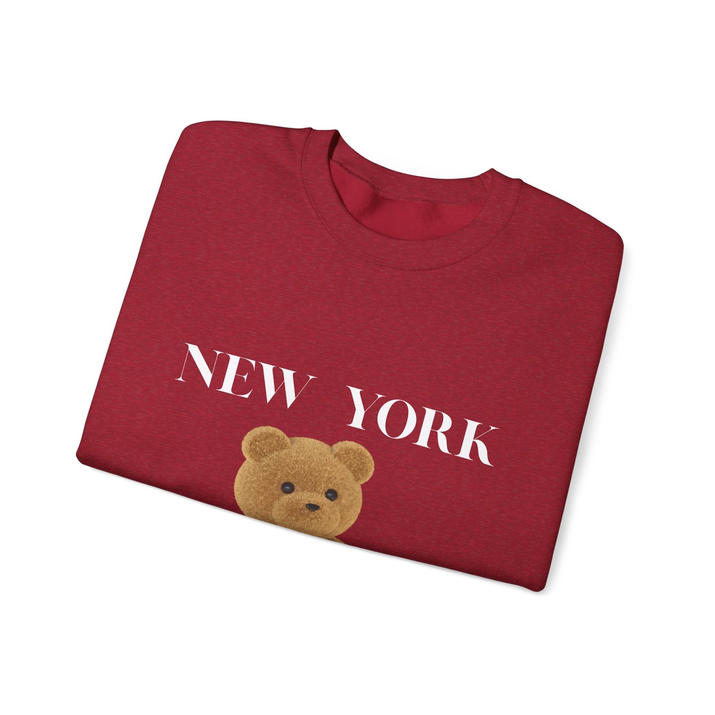 New York Teddy Bear Sweatshirt cozy