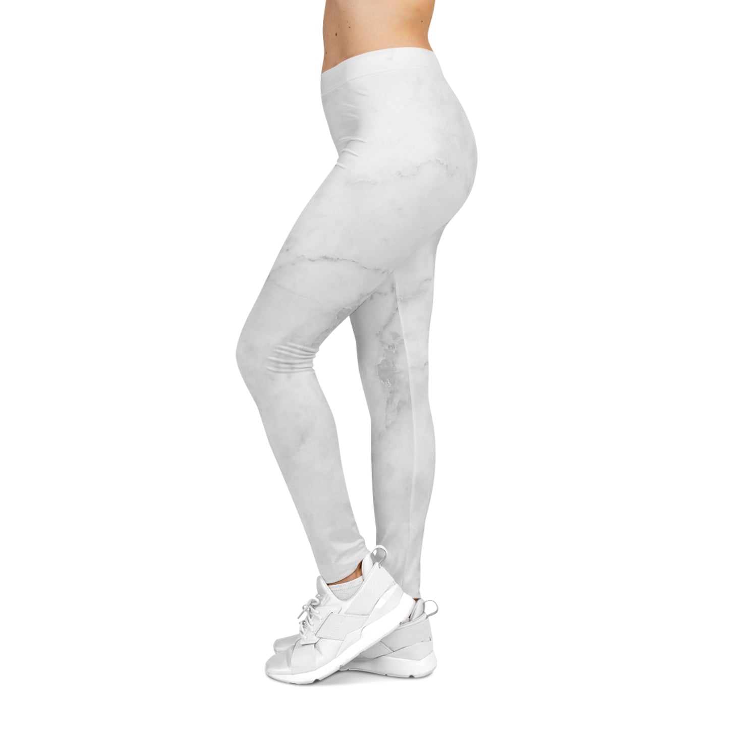 Marble Pattern Women's Leggings - Comfortable & Stylish Activewear