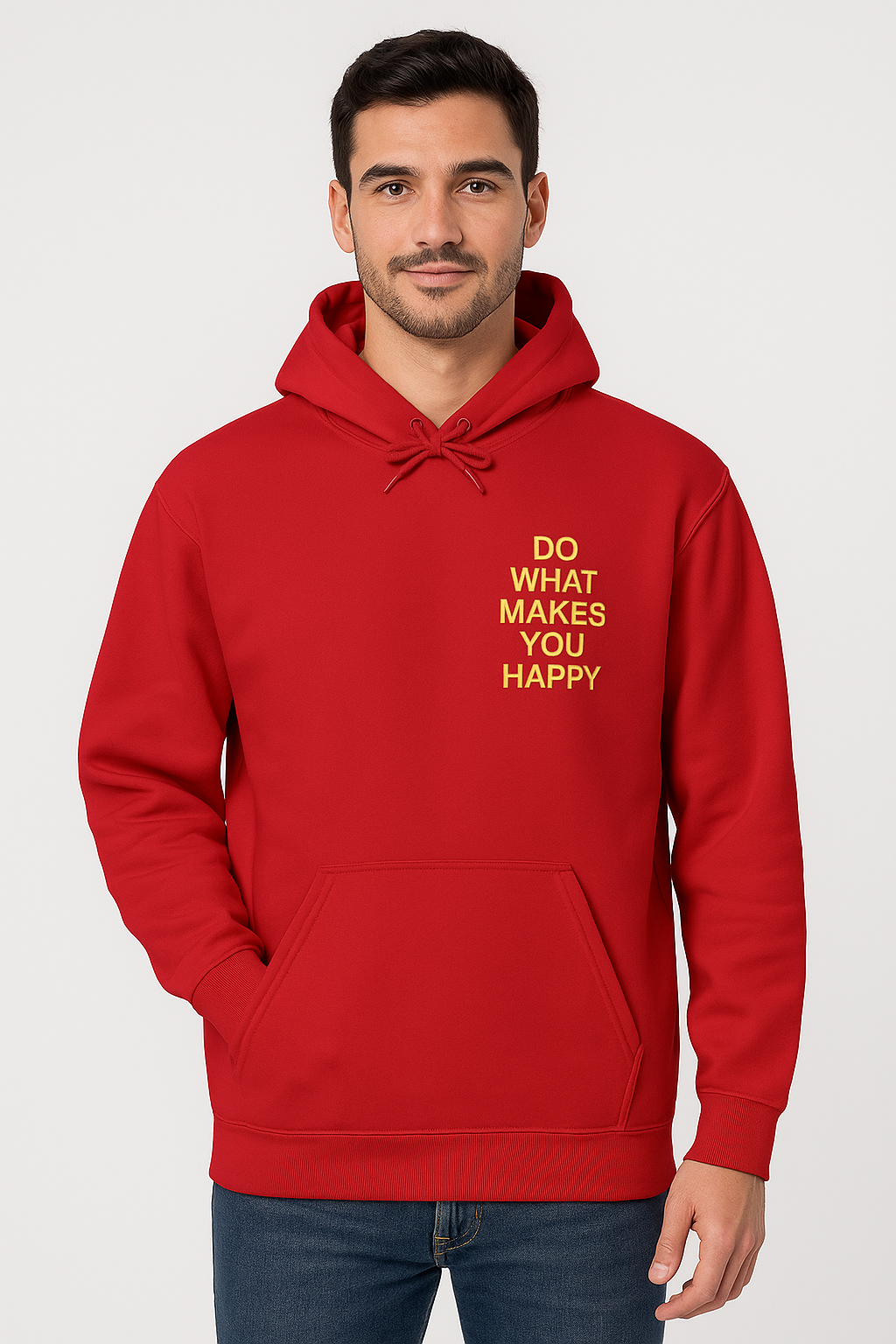 Inspirational Unisex Hoodie - "Do What Makes You Happy"