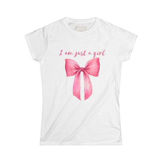 Girls' Empowerment Tee - "I Am Just a Girl"