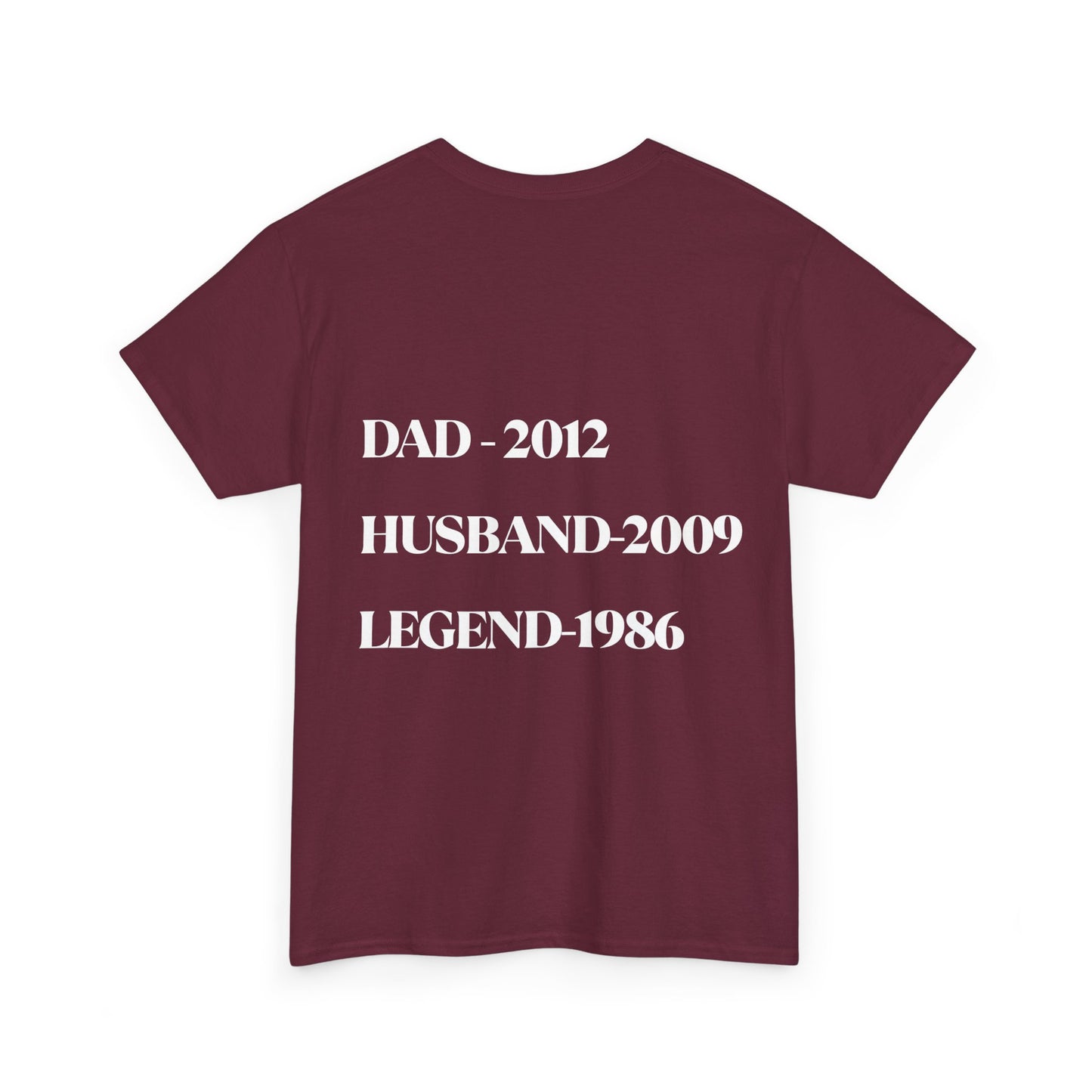 Personalizable Family Tribute Tee - Dad, Husband, Legend