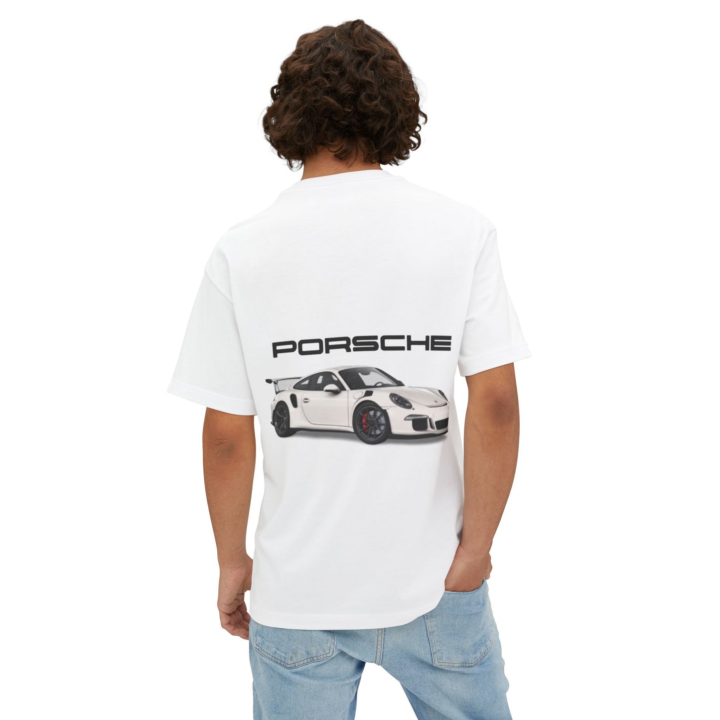 Unisex Oversized Boxy Tee - Porsche Graphic Tee for Car Enthusiasts