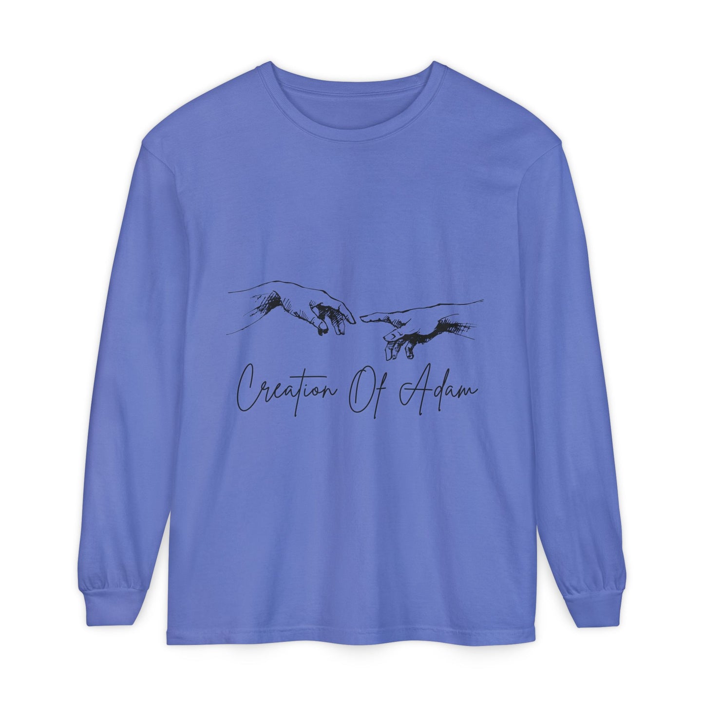 Creation of Adam Long Sleeve T-Shirt - Unisex Art Tee
