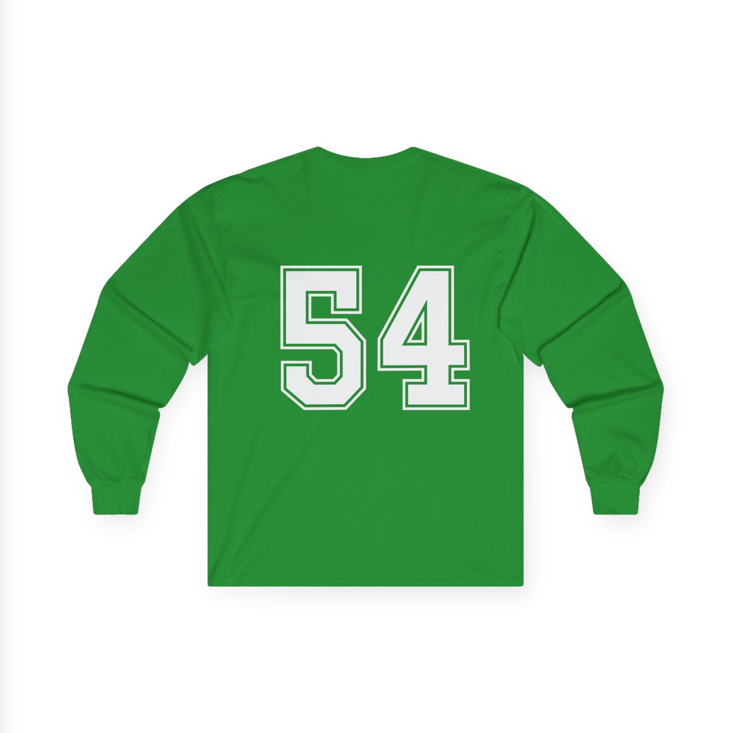 Unisex Long Sleeve Tee - Sporty Number 54 Shirt for Casual Wear