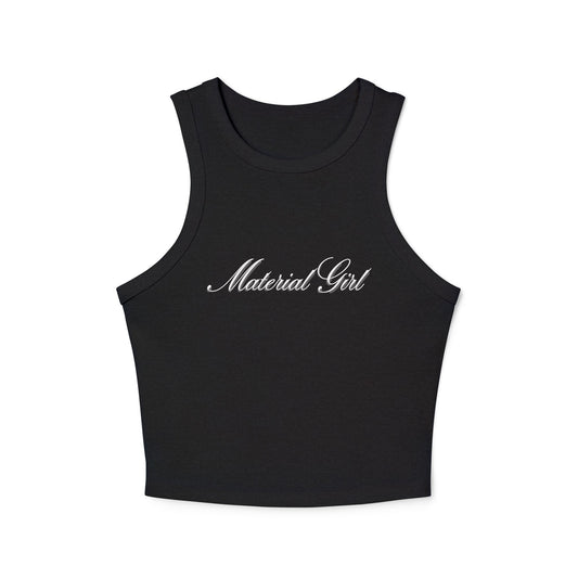 Material Girl Women's Tank Top - Trendy Crop for Fashion Lovers