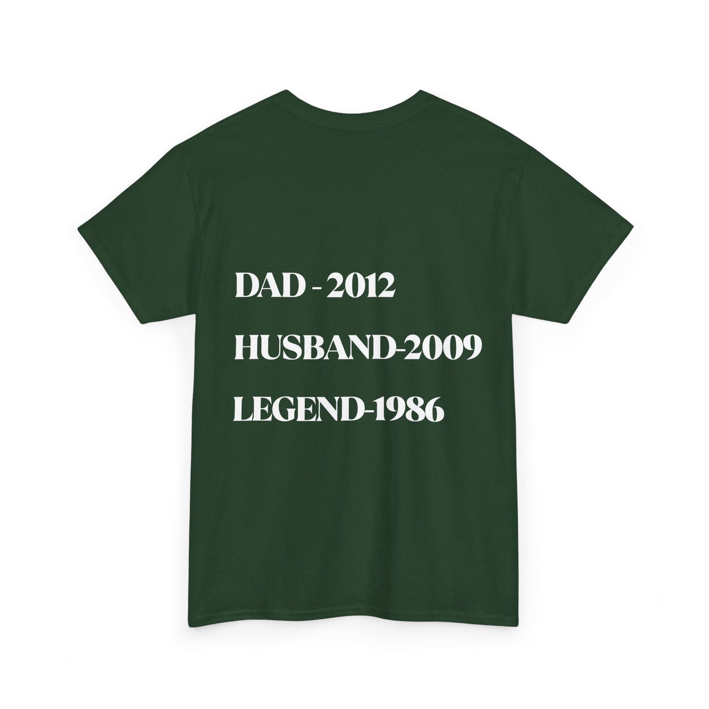 Personalizable Family Tribute Tee - Dad, Husband, Legend