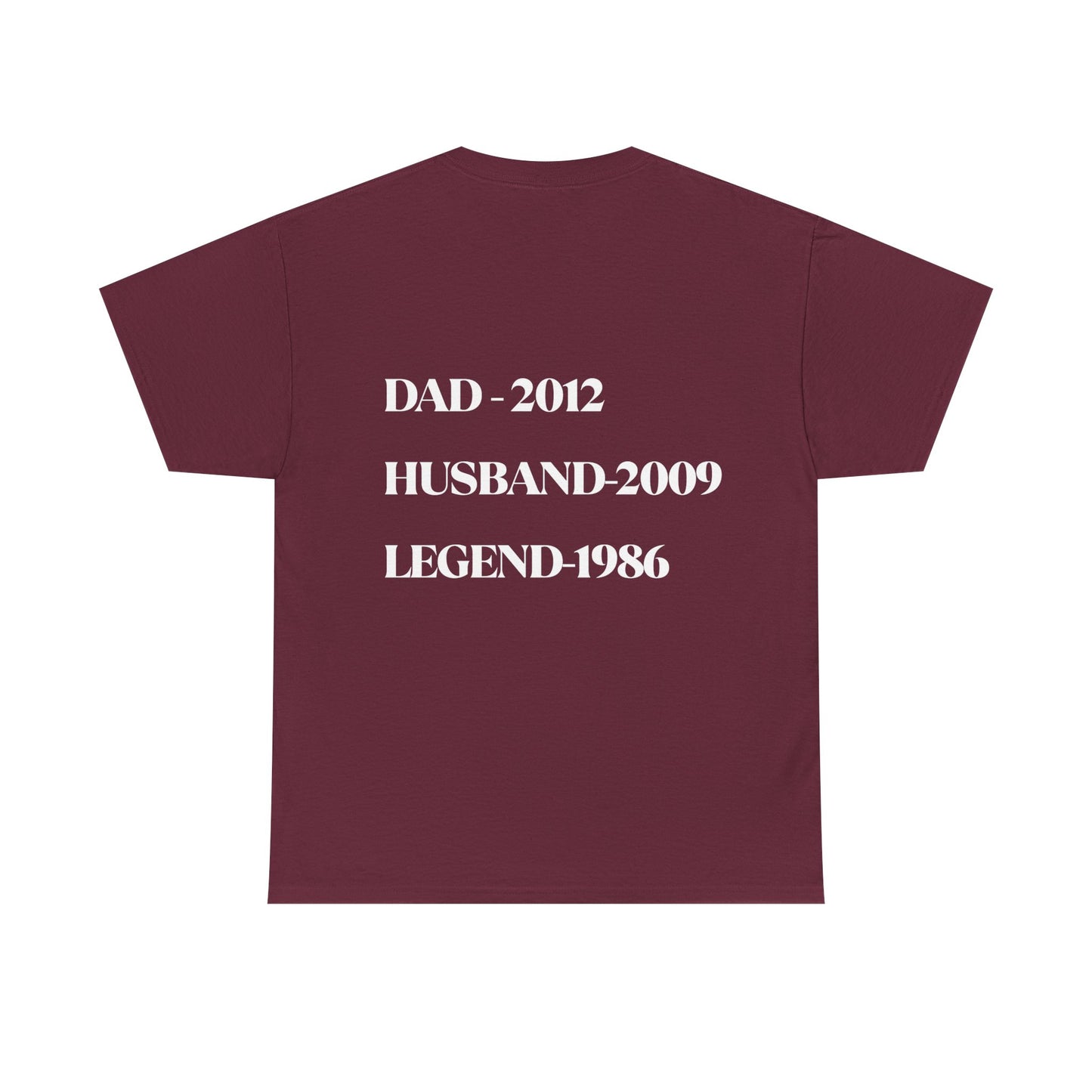 Personalizable Family Tribute Tee - Dad, Husband, Legend