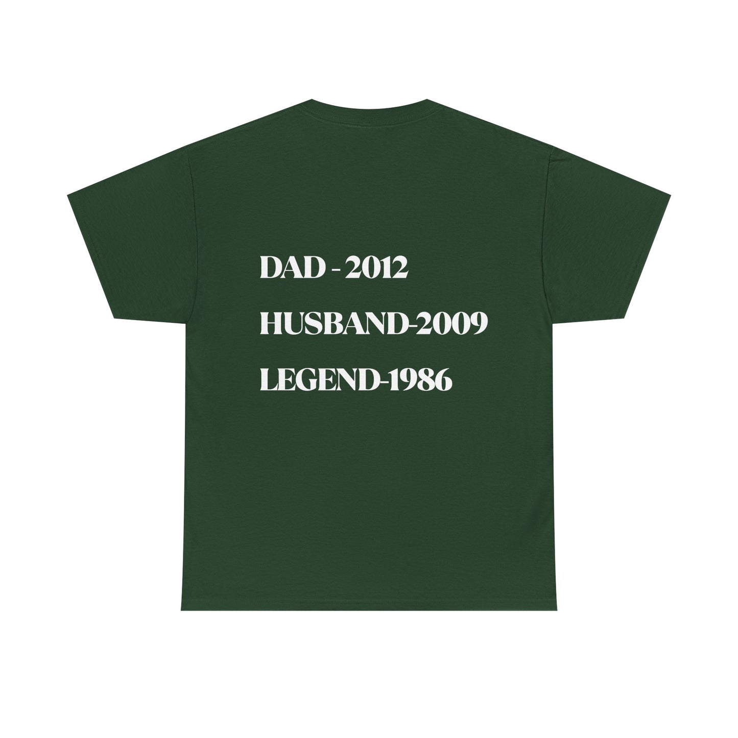 Personalizable Family Tribute Tee - Dad, Husband, Legend