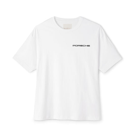 Unisex Oversized Boxy Tee - Porsche Graphic Tee for Car Enthusiasts