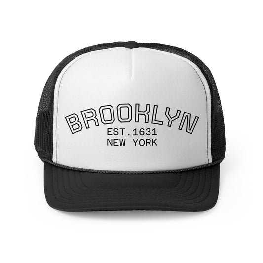 Brooklyn Trucker Cap - Retro Est. 1631 New York Style Hat