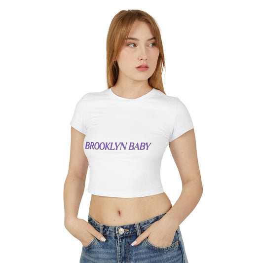 Brooklyn Baby Women's Baby Tee - Trendy Crop Top for Urban Style
