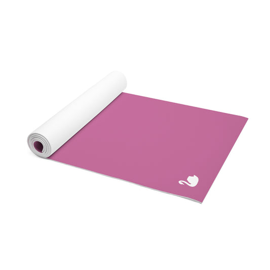 Pink Foam Yoga Mat with swan Design - Ideal for Home Practice & Yoga Lovers