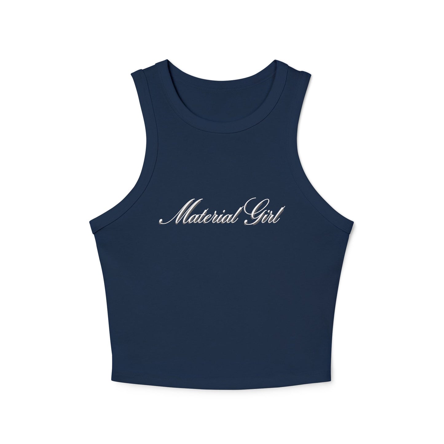 Material Girl Women's Tank Top - Trendy Crop for Fashion Lovers