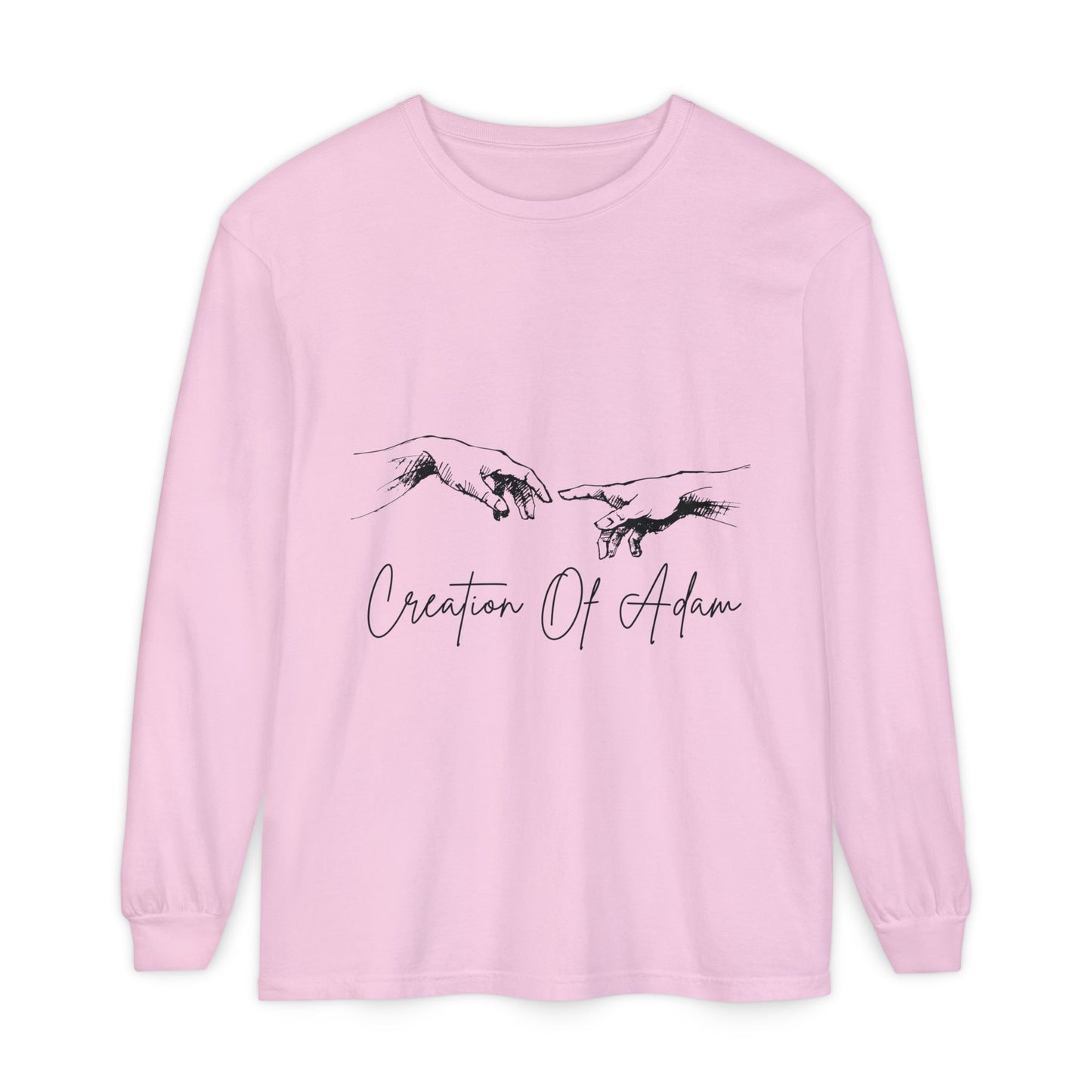 Creation of Adam Long Sleeve T-Shirt - Unisex Art Tee