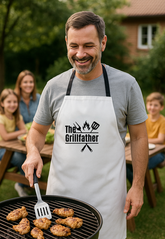 The Grillfather Apron - Color Straps for BBQ Lovers